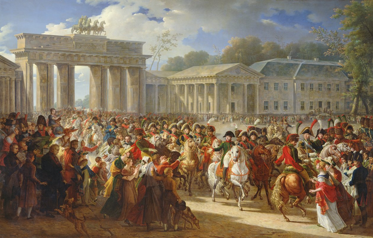 دخول نابليون الأول (1769-1821) إلى برلين ، 27 أكتوبر 1806 ، 1810 بواسطة تشارلز ماينير