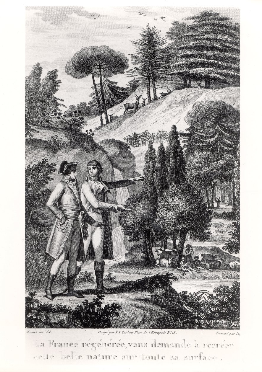 نابليون بونابرت (1769-1821) وغابة فرنسا ، 1801 بواسطة تشارلز مونيه