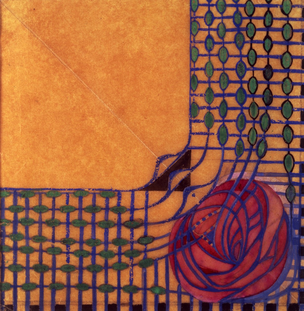تصميم المنسوجات ، ج .1915 بواسطة تشارلز ريني ماكينتوش