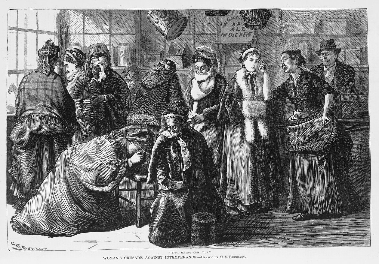 حملة صليبية ضدّ العداء ، حانة. 1874 بواسطة تشارلز ستانلي راينهارت