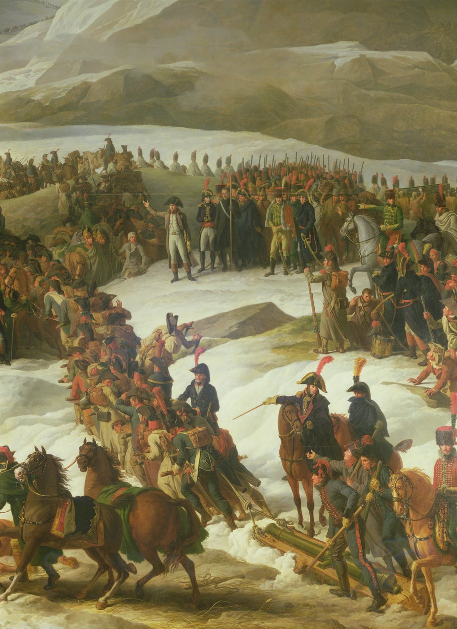 الجيش الفرنسي يعبر ممر سانت برنارد ، 20 مايو 1800 ، 1806 (التفاصيل) بواسطة تشارلز ثيفينين