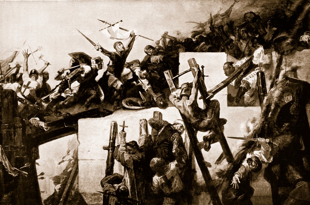 Godfrey de Bouillon في حصار القدس بواسطة تشارلز فيرلات