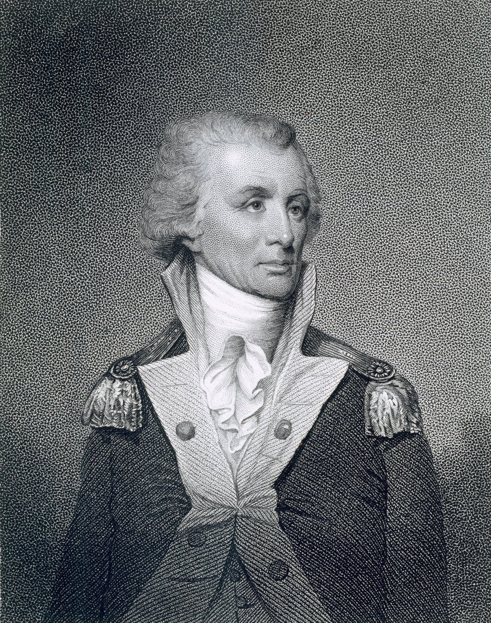 اللواء توماس سمتر (1734-1832) منقوش بواسطة جورج باركر (fl.1834-d.1868) بعد رسم من الأصل لوليام ارمسترونغ (1823-1890) بواسطة تشارلز ويلسون بيل