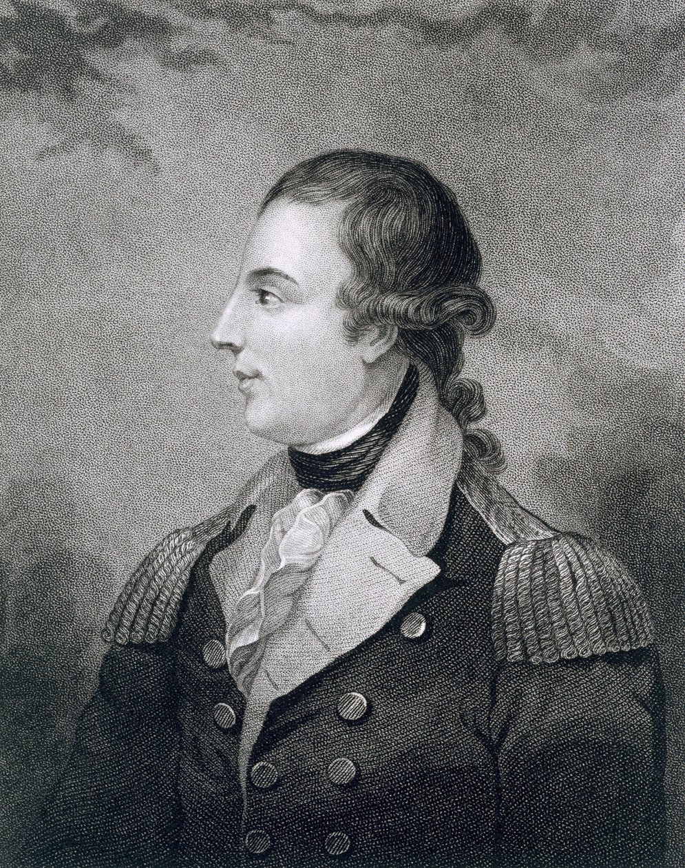 ريتشارد مونتغمري (1736-1775) منقوش من قبل E. Mackenzie بواسطة تشارلز ويلسون بيل