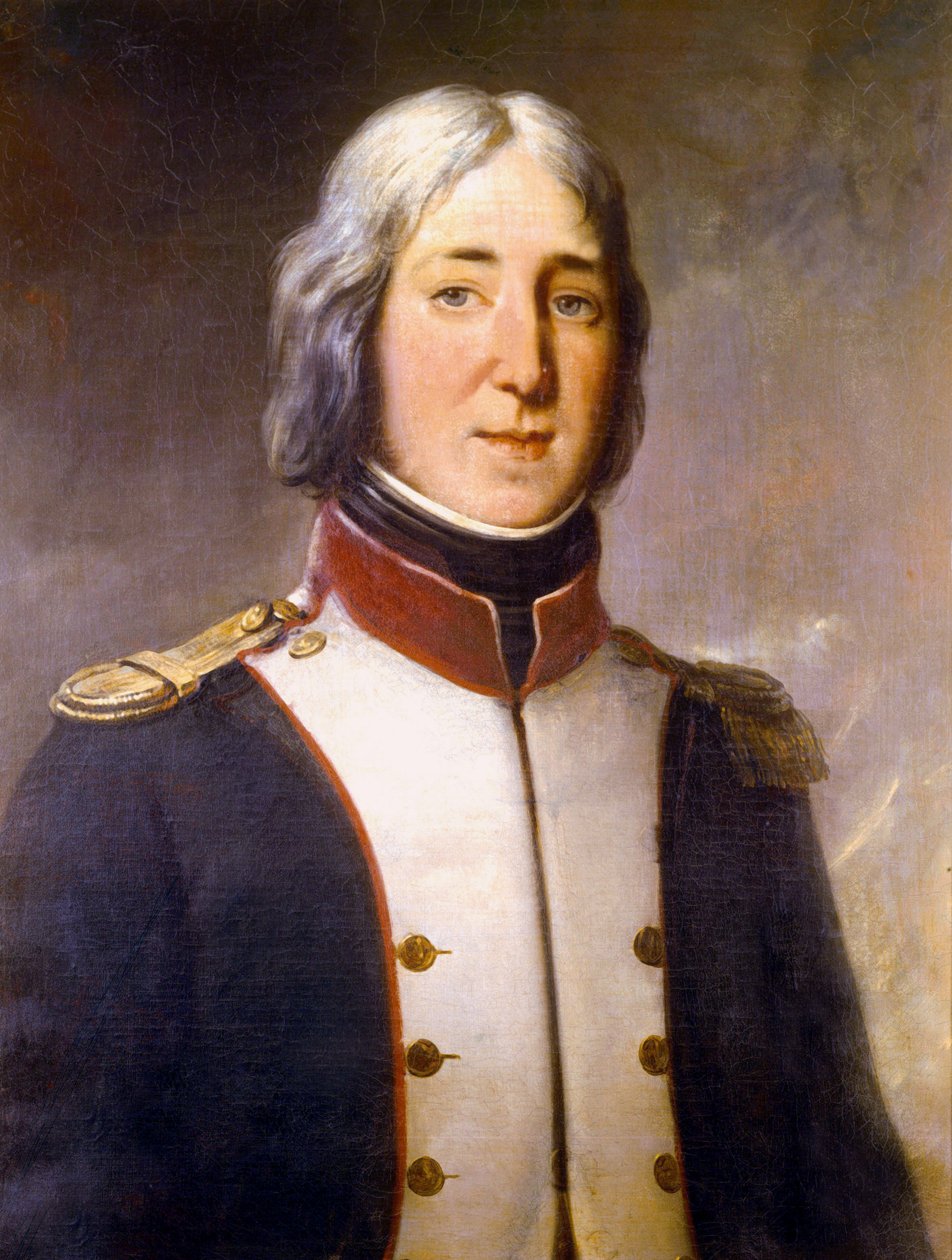 صورة لإدوارد مورتييه بالزي الرسمي لقبطان كتيبة الشمال الأولى عام 1792 بواسطة تشارلز فيليب لاريفيير