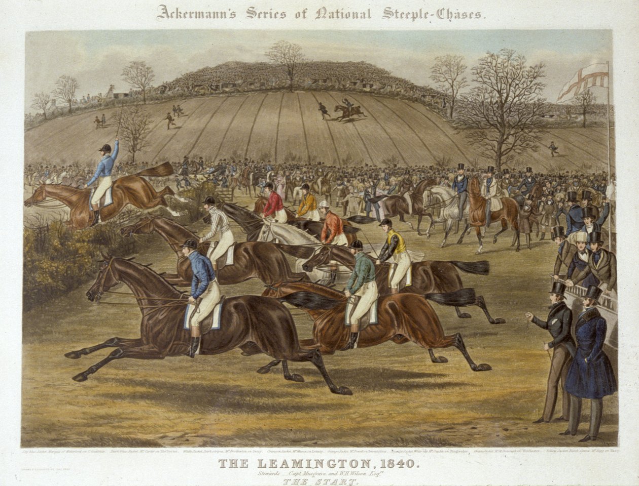 The Leamington, Oct. 20th 1840: The Start (colour litho) بواسطة تشارلز هانت