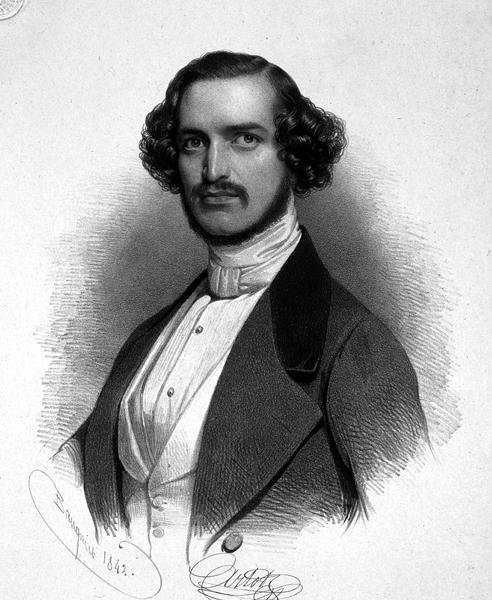 جوزيف أرنو (1815-45) 1842 (ليثو) بواسطة تشارلز (بعد) برشام البناء