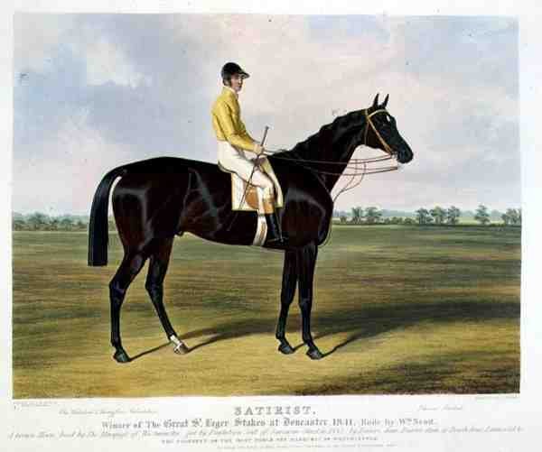 'Satirist' ، الفائز بسباق Great St.Leger Stakes في Doncaster بواسطة تشارلز (بعد) هانكوك
