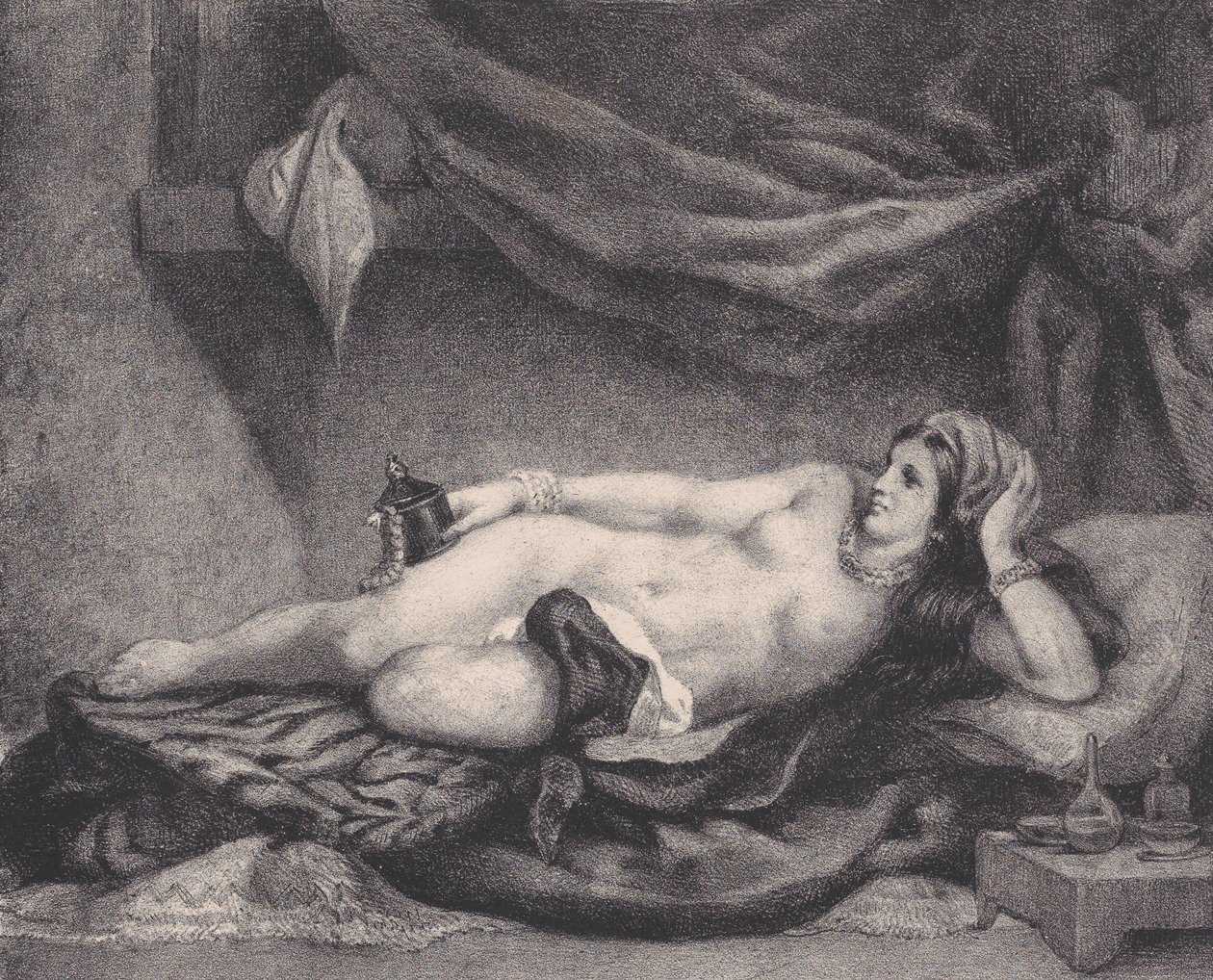 لوداليسك ، 1852. بواسطة تشارلز ألكسندر ديباك