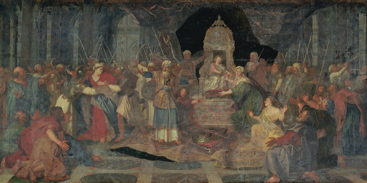 طاردة عثليا من الهيكل ، 1710 بواسطة تشارلز أنطوان كويبل