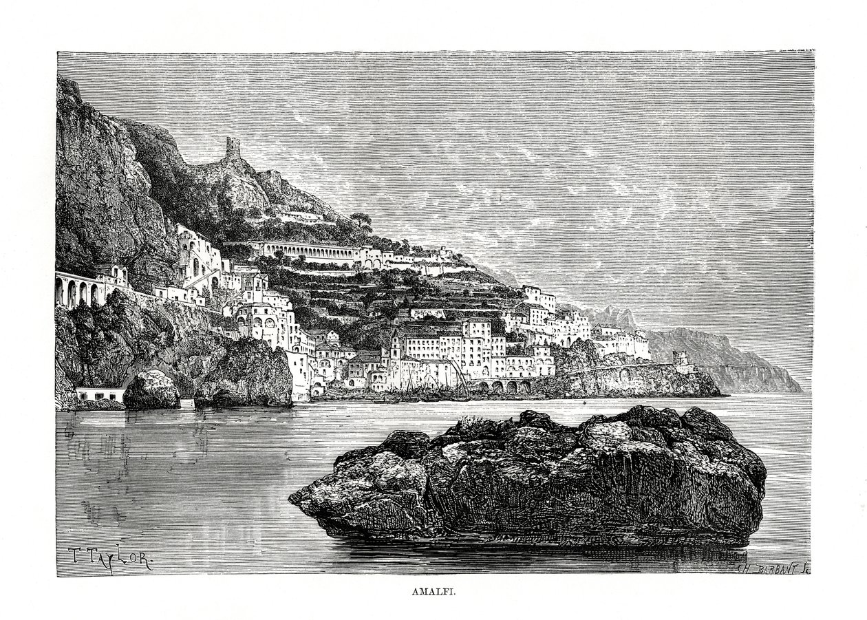 أمالفي ، إيطاليا ، 1879 بواسطة تشارلز باربانت
