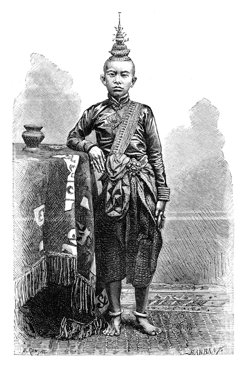 كامبوجان ، الابن الأكبر لنارودوم ، 1895. بواسطة تشارلز باربانت