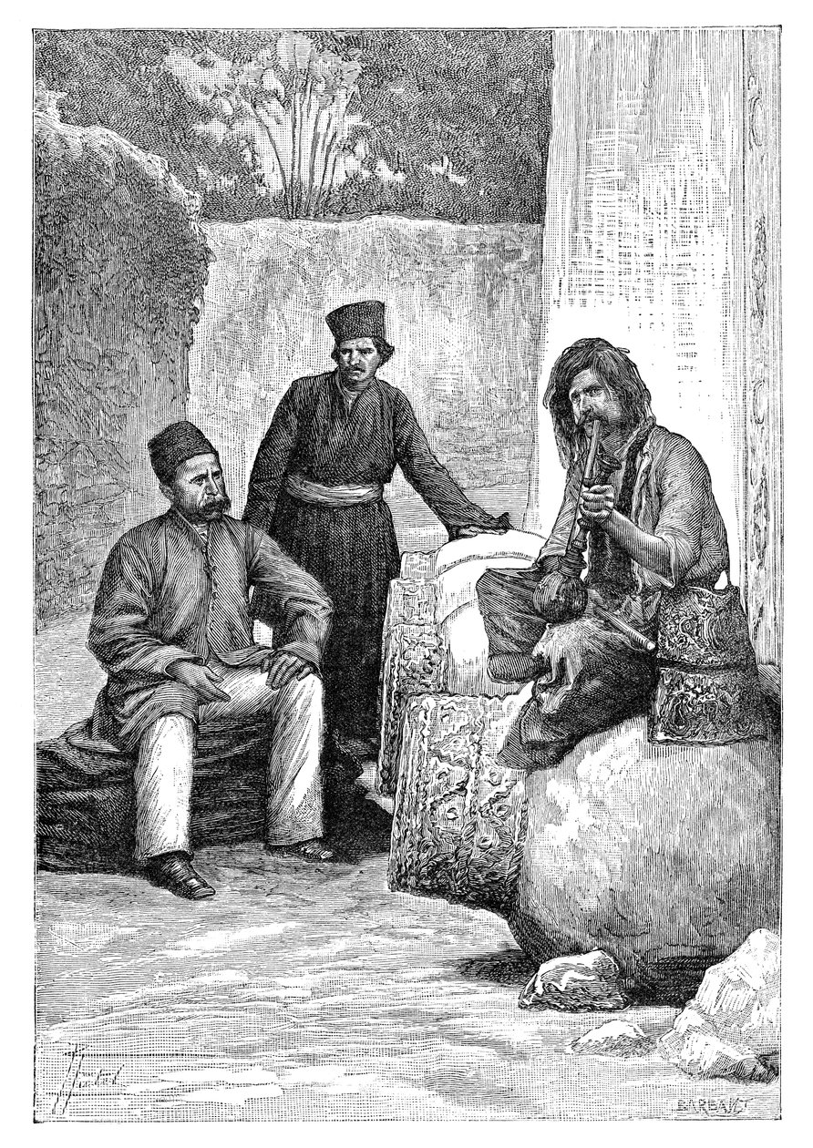 الرجال الفارسيون ، 1895. بواسطة تشارلز باربانت