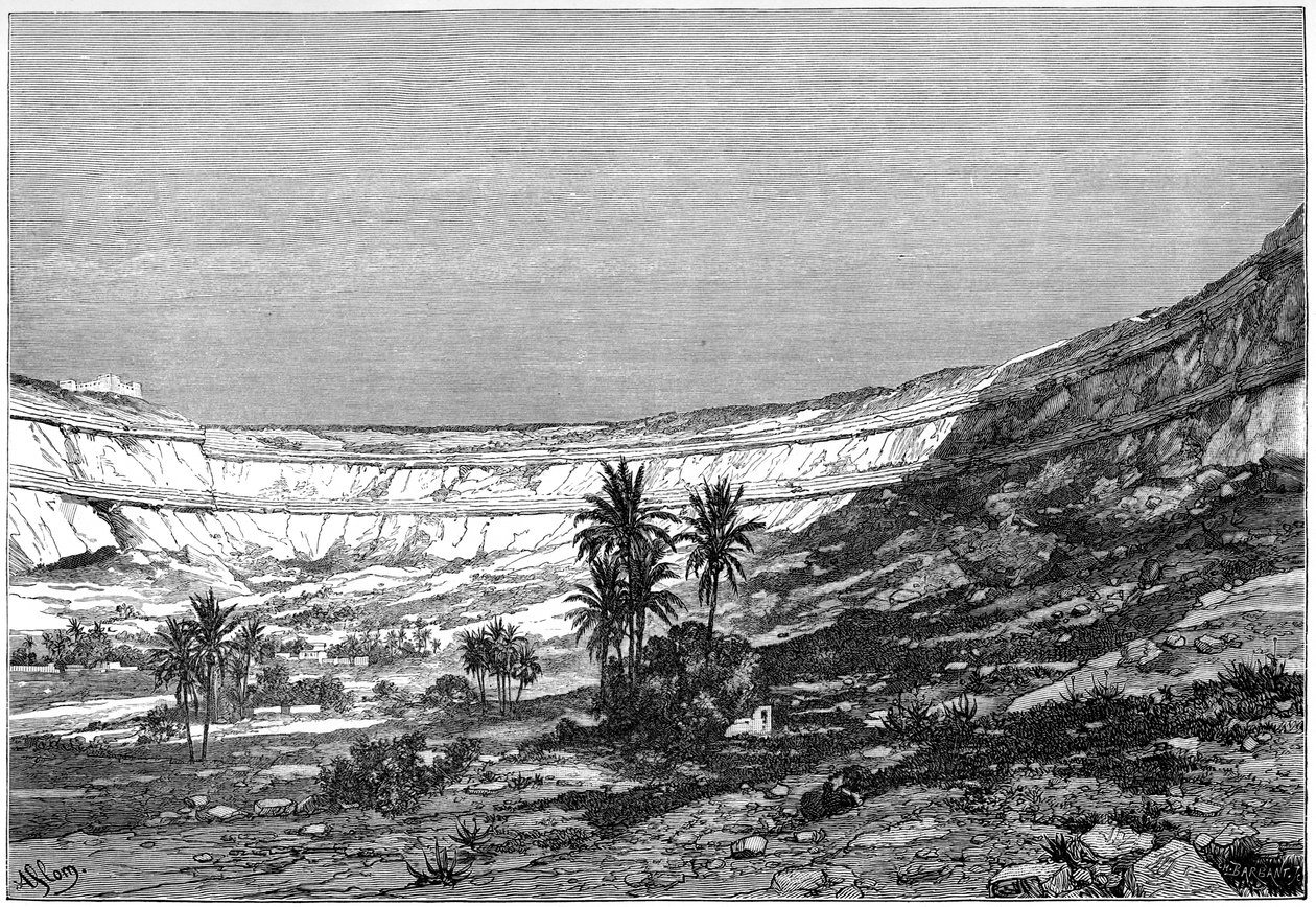 قصر الجبل سيرك ، سوريا ، c1890 بواسطة تشارلز باربانت