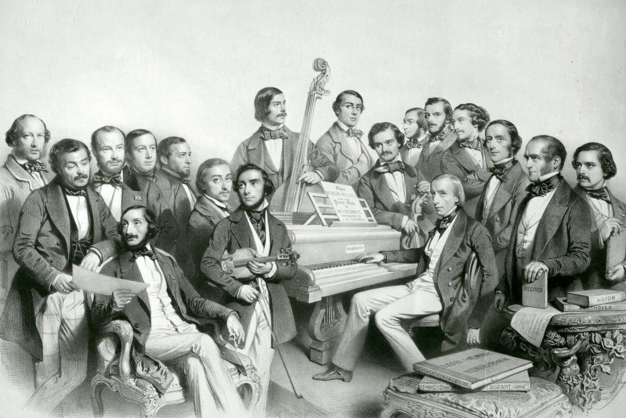 الاتحاد الموسيقي. هانهارت ، 1851 بواسطة تشارلز بوجنيت