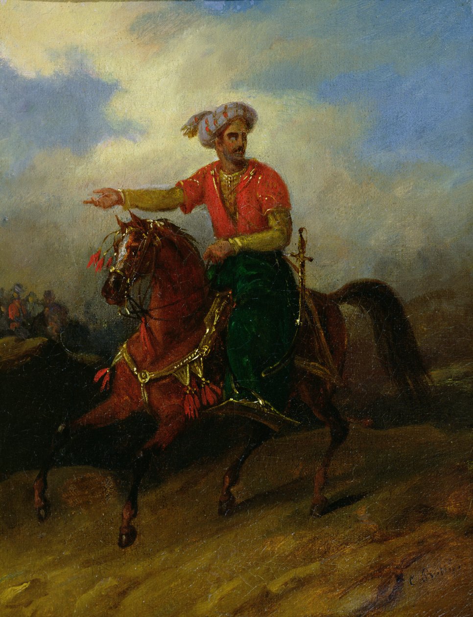 العثماني على ظهور الخيل بواسطة تشارلز بيلير