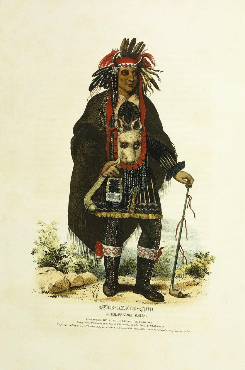 Okee-Makee-Quid ، رئيس Chippeway بواسطة تشارلز بيرد (بعد) الملك