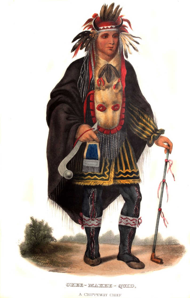 Okeemakeequid ، رئيس Chippeway بواسطة تشارلز بيرد كينج