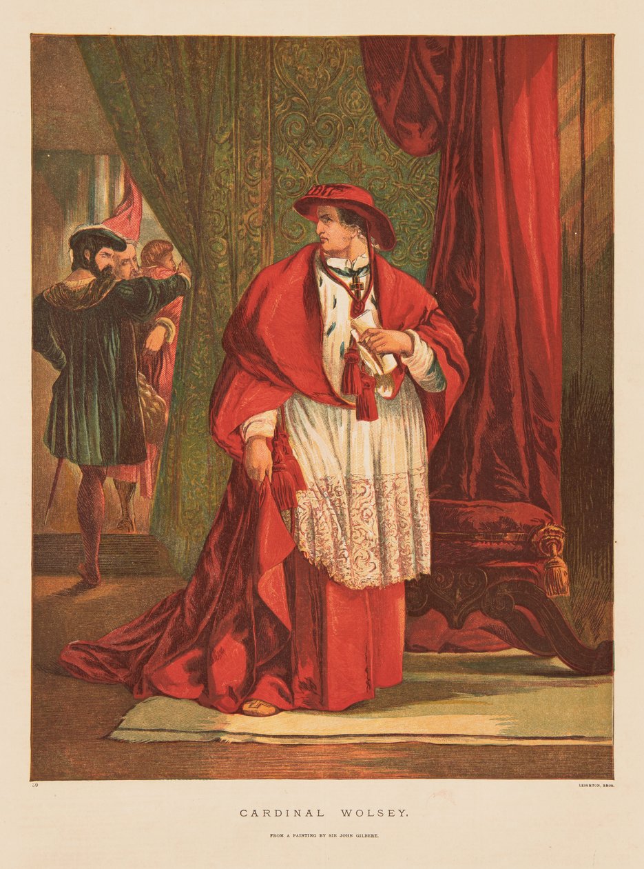 الكاردينال توماس وولسي بواسطة تشارلز بلير ولايتون جورج كارجيل (1826 95) (لايتون بروس) لايتون