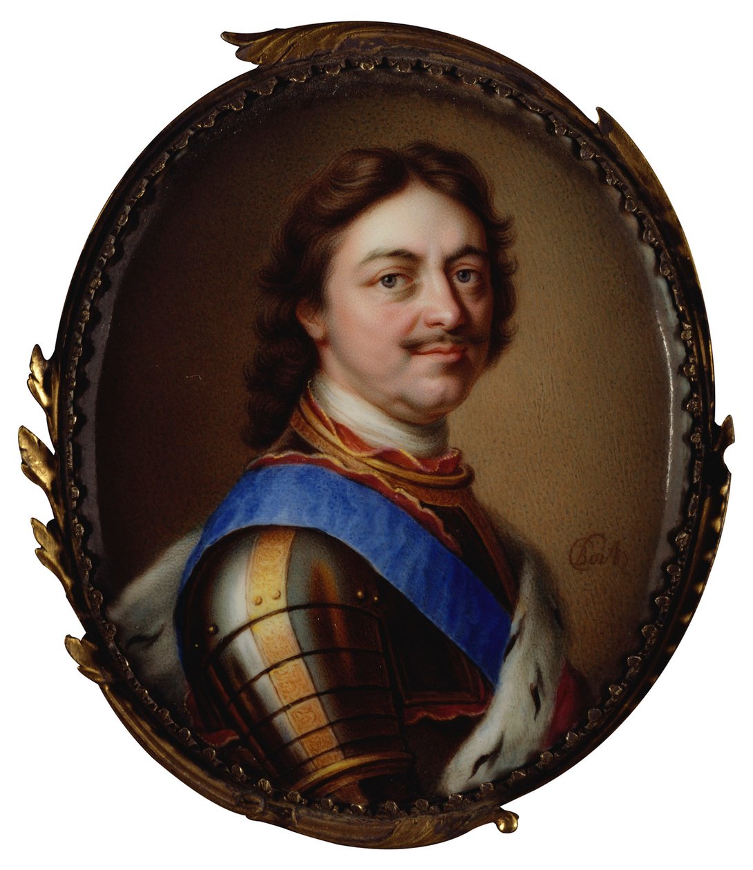 صورة للإمبراطور بطرس الأول الكبير 1672-1725 ، 1717. بواسطة تشارلز بويت