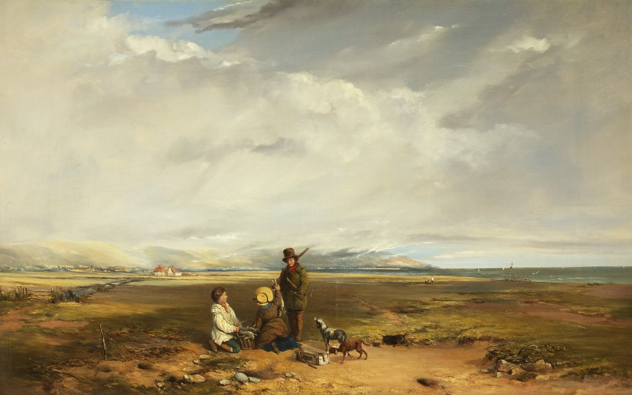 منظر طبيعي مع رياضي ورفاقه ، ربما عام 1842 (زيت على قماش) بواسطة تشارلز برانوايت