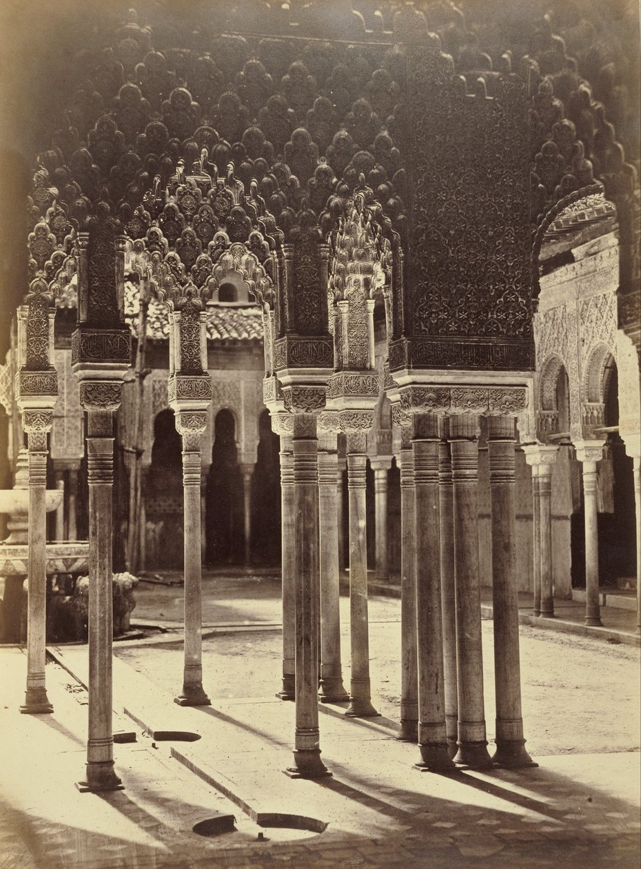 محكمة الأسود في قصر الحمراء (Patio de los Leones en la Alhambra) بواسطة تشارلز كليفورد