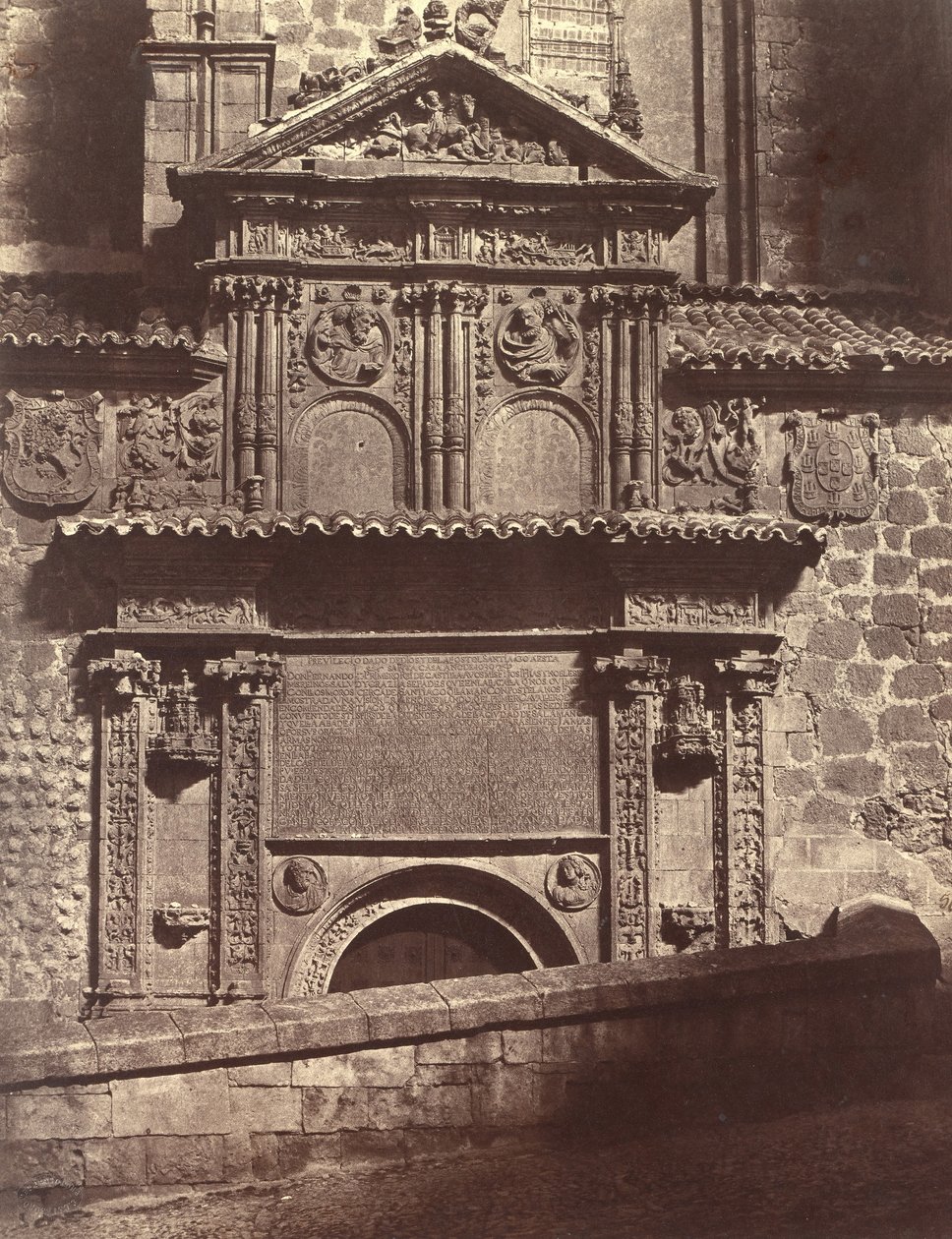 بوابة دير الروح القدس ، سالامانكا ، 1853. بواسطة تشارلز كليفورد