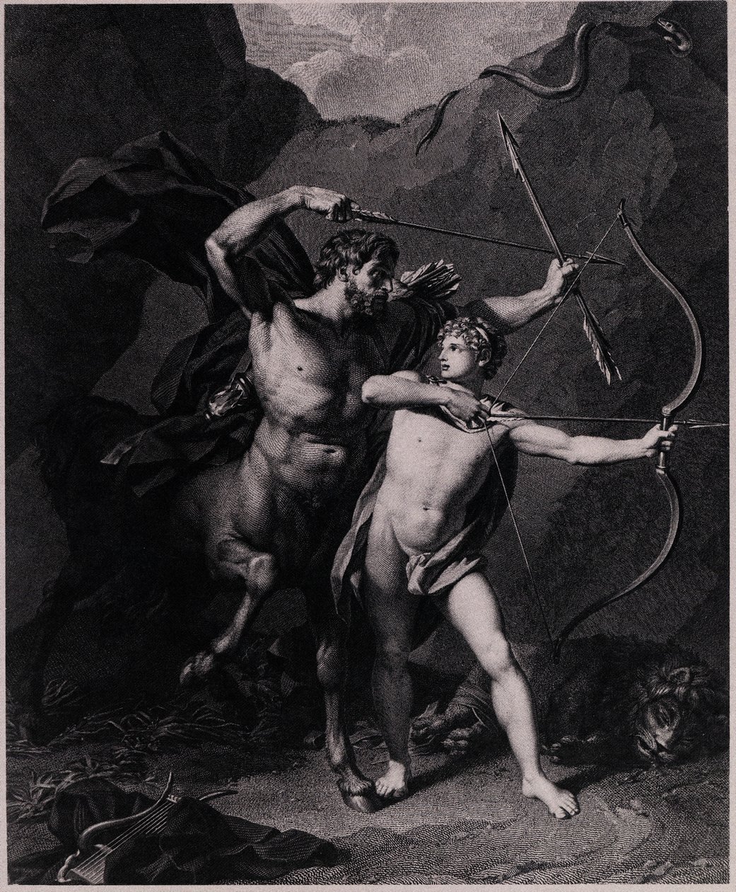 تعليم أخيل ، 1794 بواسطة تشارلز كليمنت بيرفيك