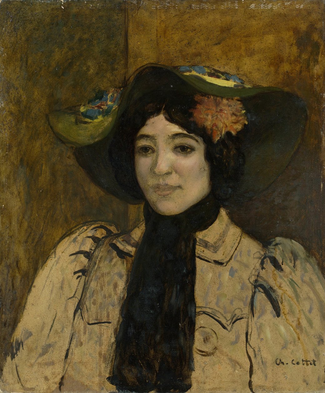 صورة لامرأة ، ج. 1900. بواسطة تشارلز كوتيت