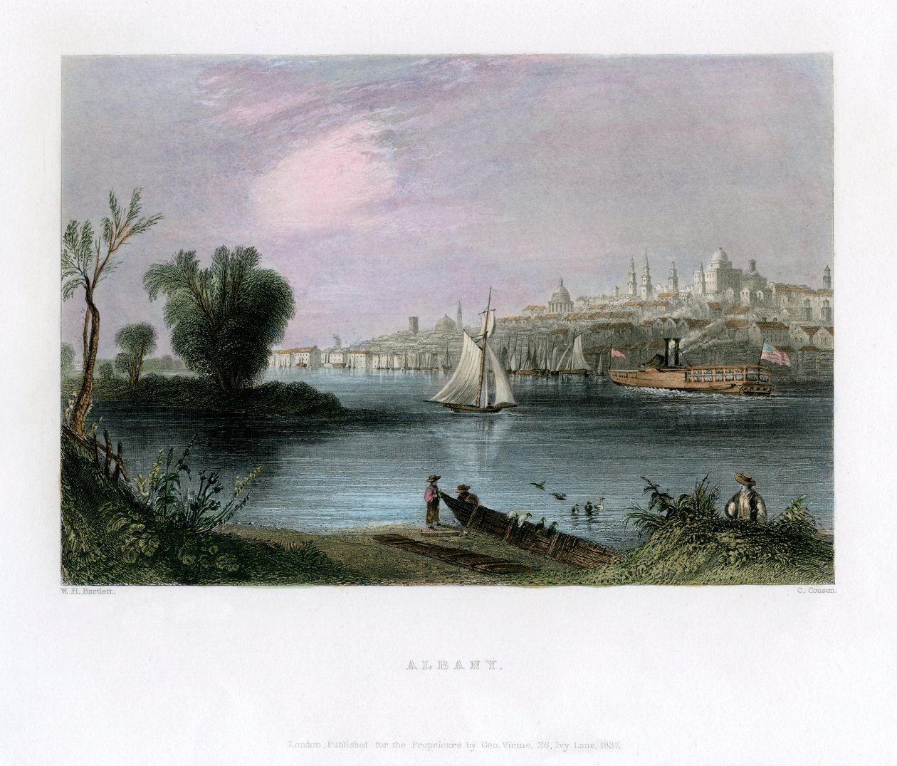 ألباني ، نيويورك ، الولايات المتحدة الأمريكية ، 1837. بواسطة تشارلز كوزن
