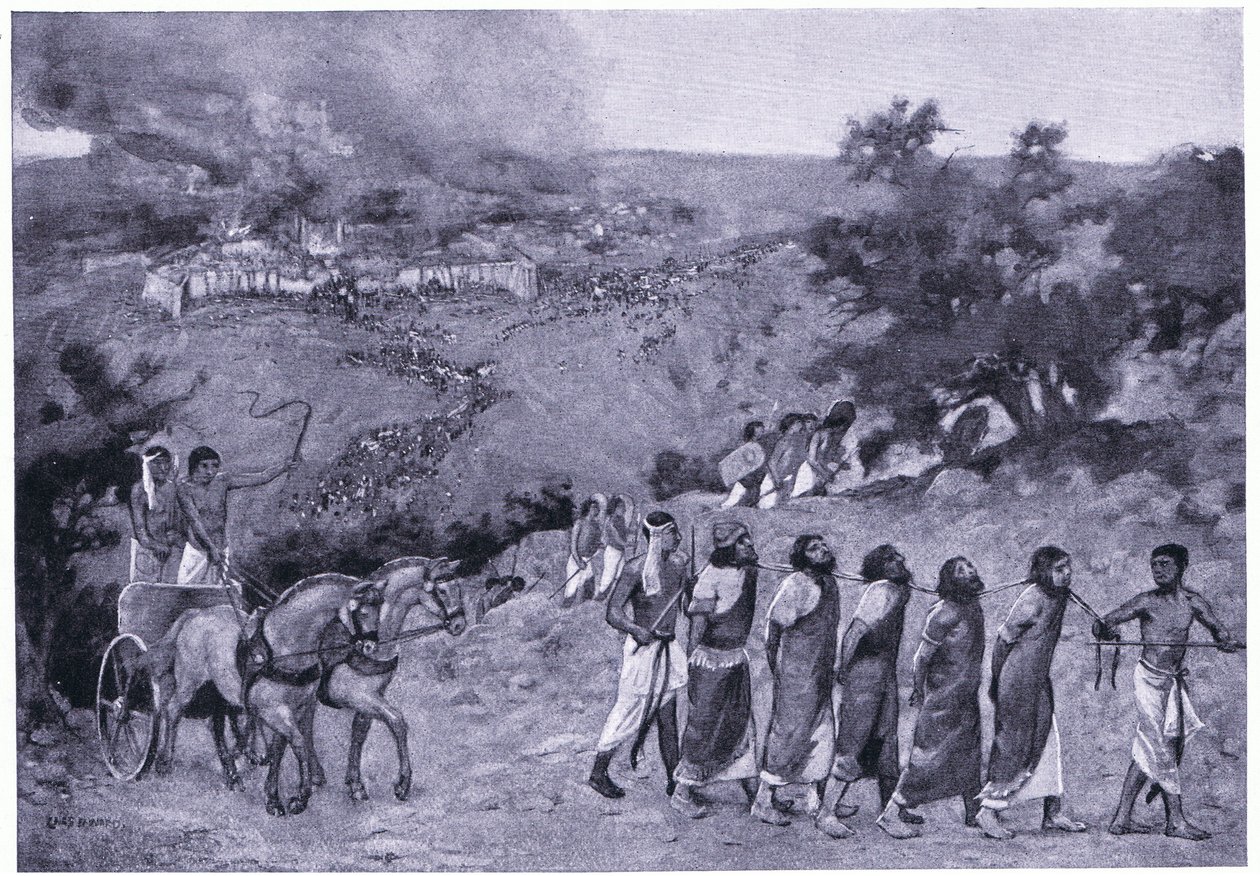 المعسكر المصري على جبل الزيتون حوالي عام 1920 (الليثو) بواسطة تشارلز دانيال وارد