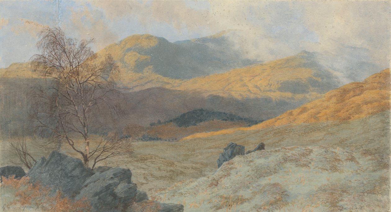 هوار فروست ، Misty Morning: Glen Lyon بواسطة تشارلز ديفيدسون