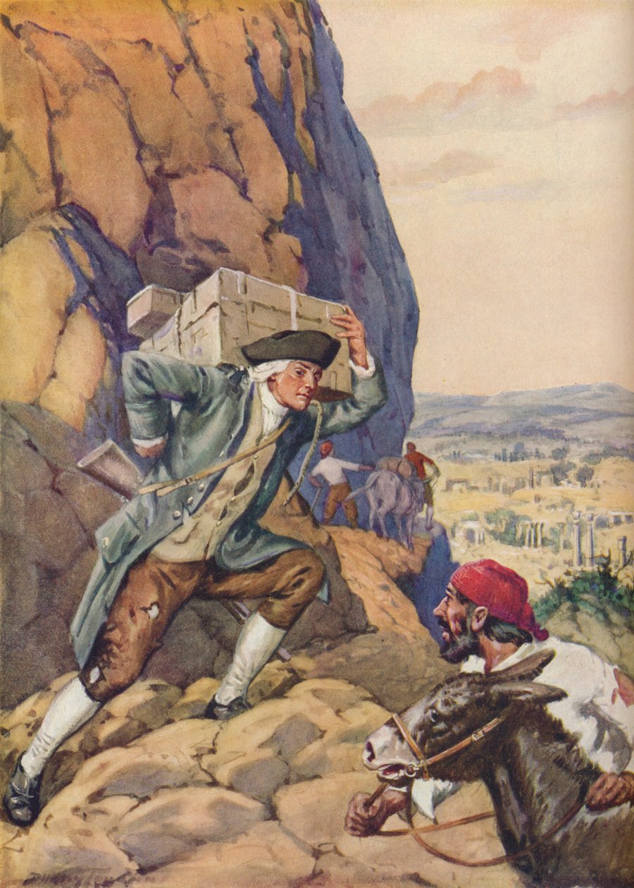 جيمس بروس يساعد أتباعه ، c1925 بواسطة تشارلز دادلي تينانت