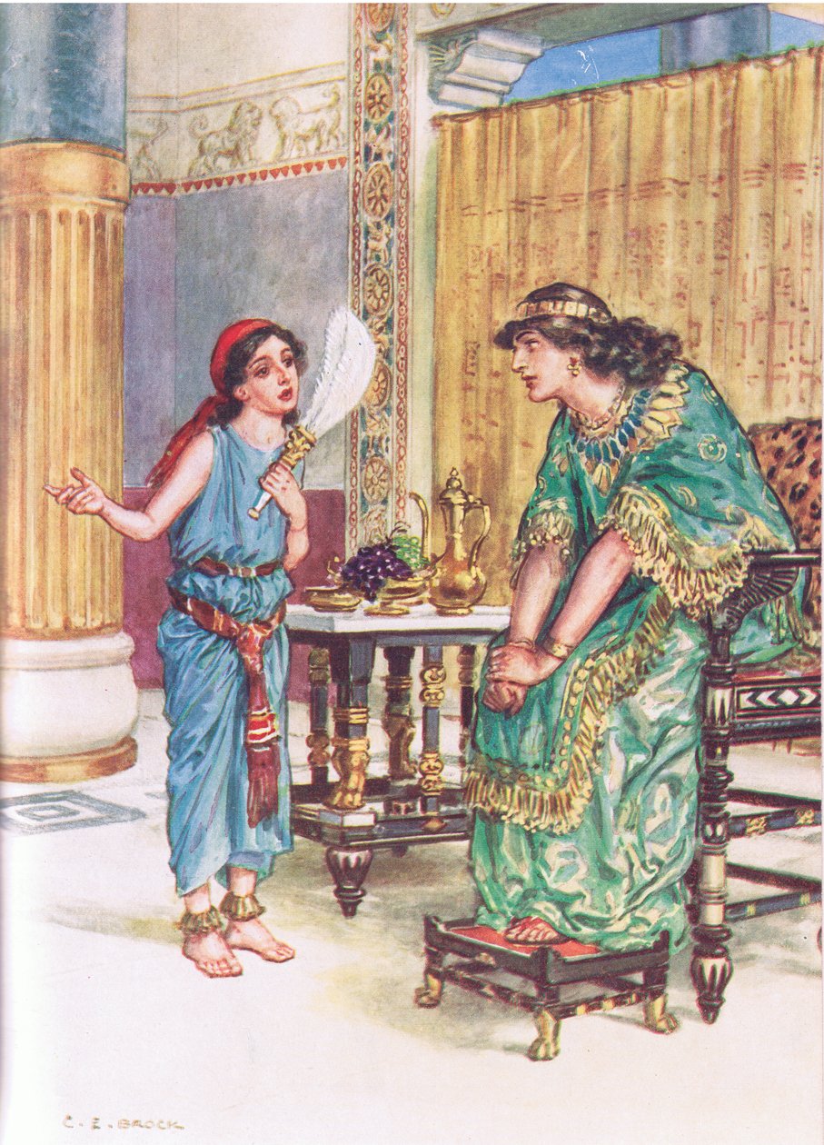 رسم توضيحي من خلال الكتاب المقدس ، نُشر عام 1928 بواسطة تشارلز إدموند بروك