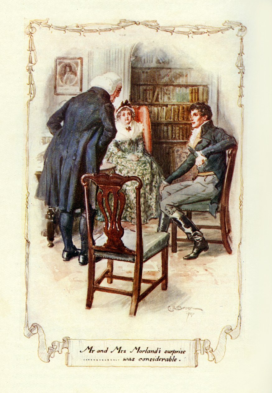 مفاجأة السيد والسيدة مورلاندز ...... كانت كبيرة ، 1907 (توضيح) بواسطة تشارلز إدموند بروك