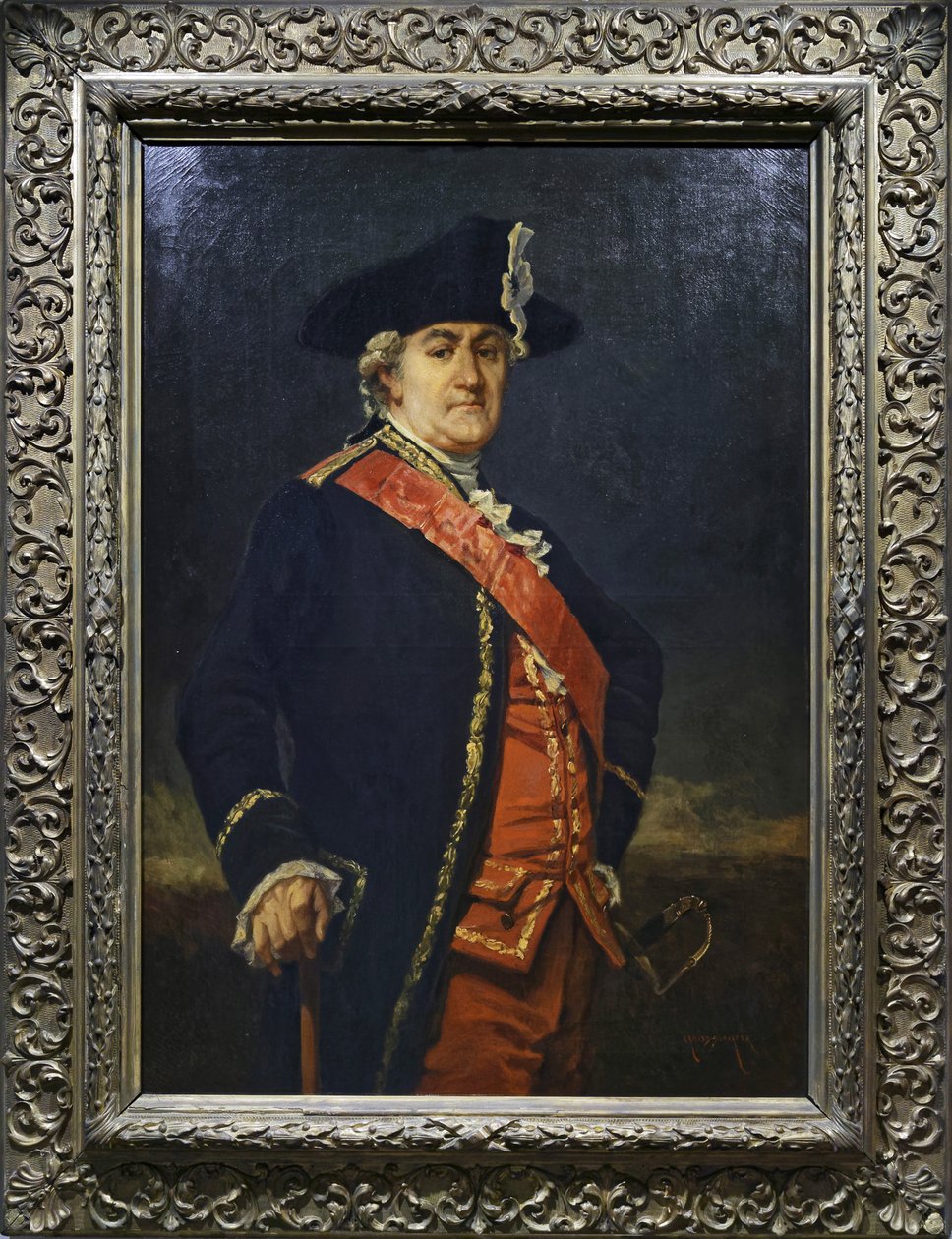 Jean Baptiste Donatien de Vimeur، c.1850-95 بواسطة تشارلز إدوارد أرماند دوماريسك