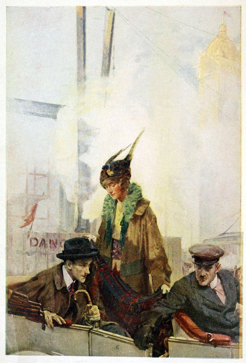 The Home-Coming of Bibbs ، من The Turmoil ، حانة. 1915 (لون ليثو) بواسطة تشارلز إدوارد تشامبرز