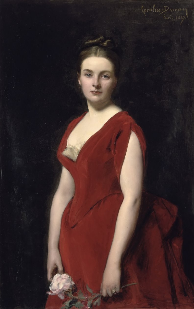 صورة الكونتيسة آنا الكسندروفنا أوبولينسكايا 1861-1917 ، 1887 بواسطة تشارلز إميل أوغست كارولوس دوران