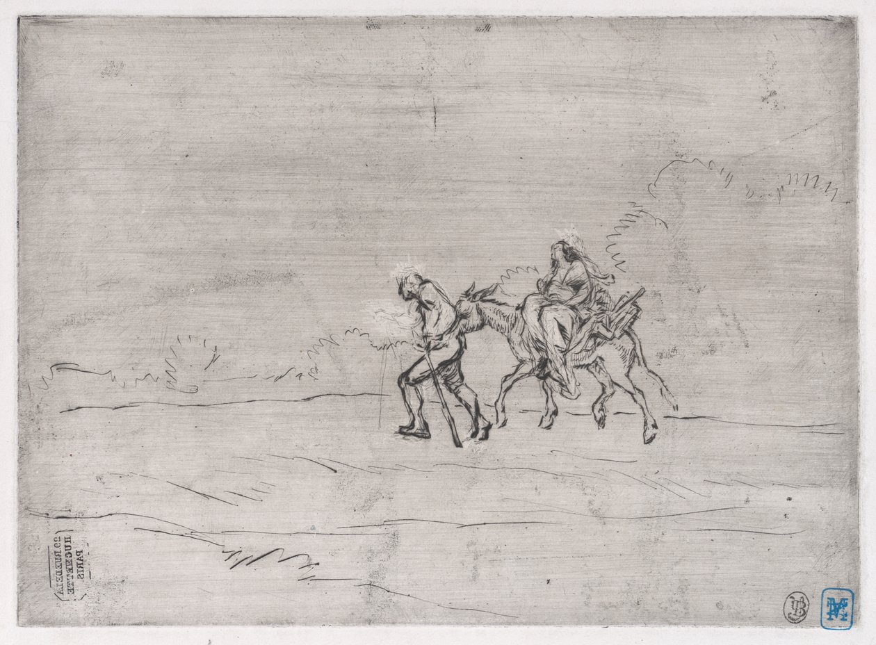 رحلة إلى مصر ، 1848. بواسطة تشارلز إميل جاك