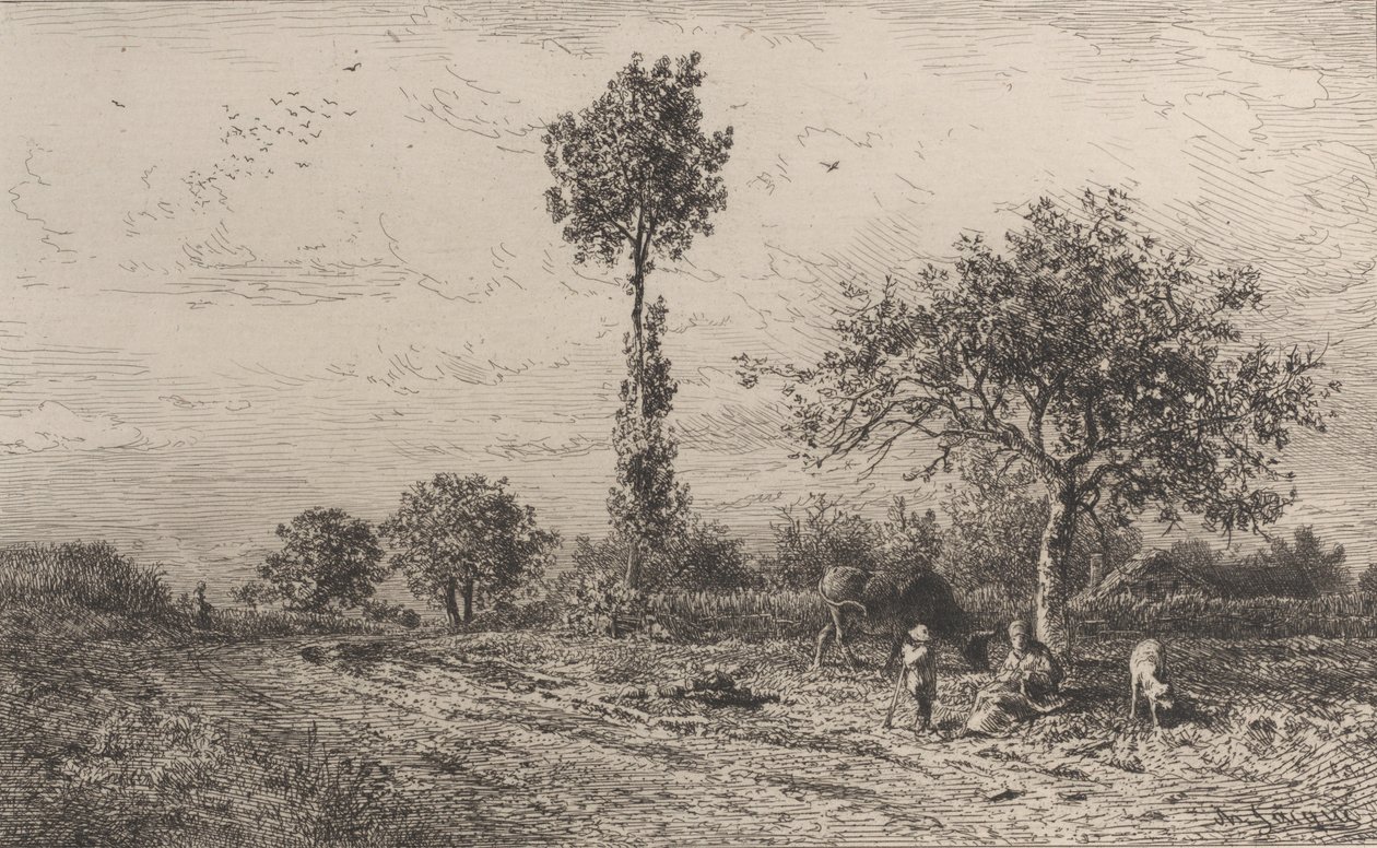 المناظر الطبيعية ، 1864. بواسطة تشارلز إميل جاك