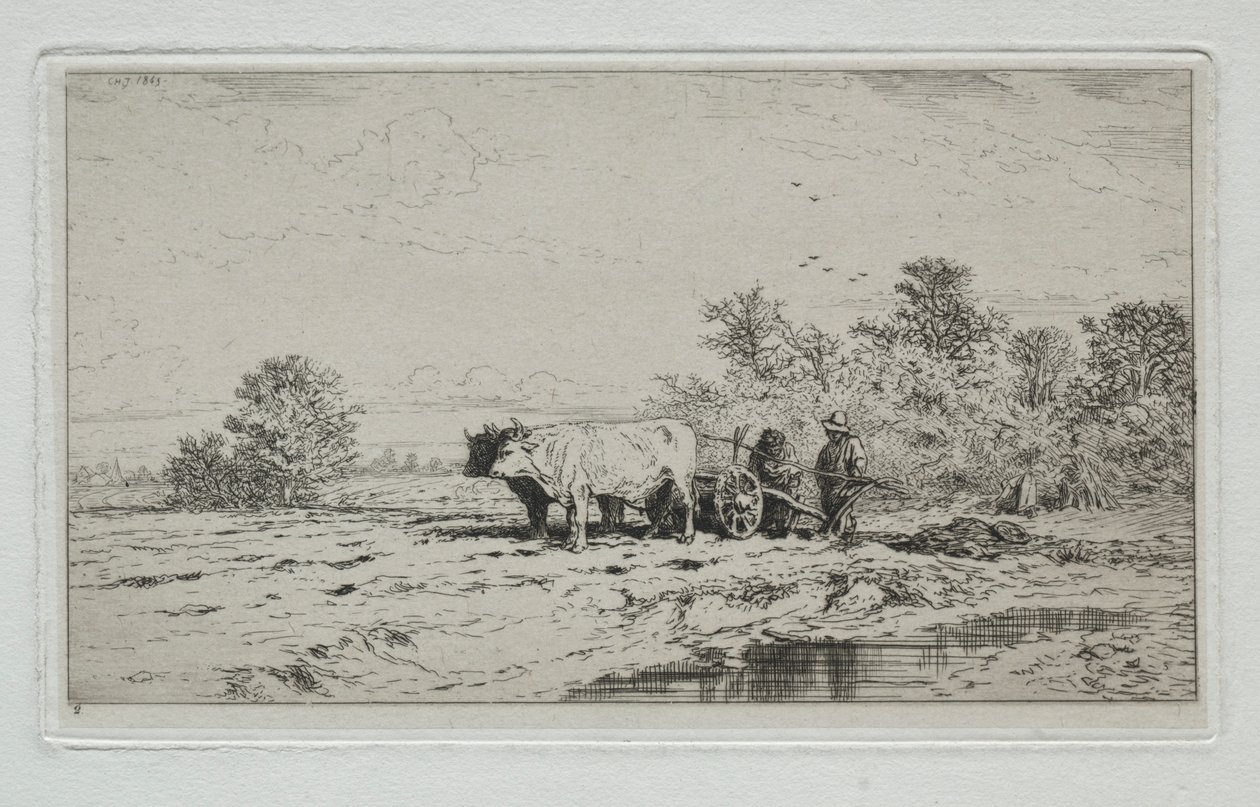 مناظر طبيعية ، عمال ، 1845. بواسطة تشارلز إميل جاك