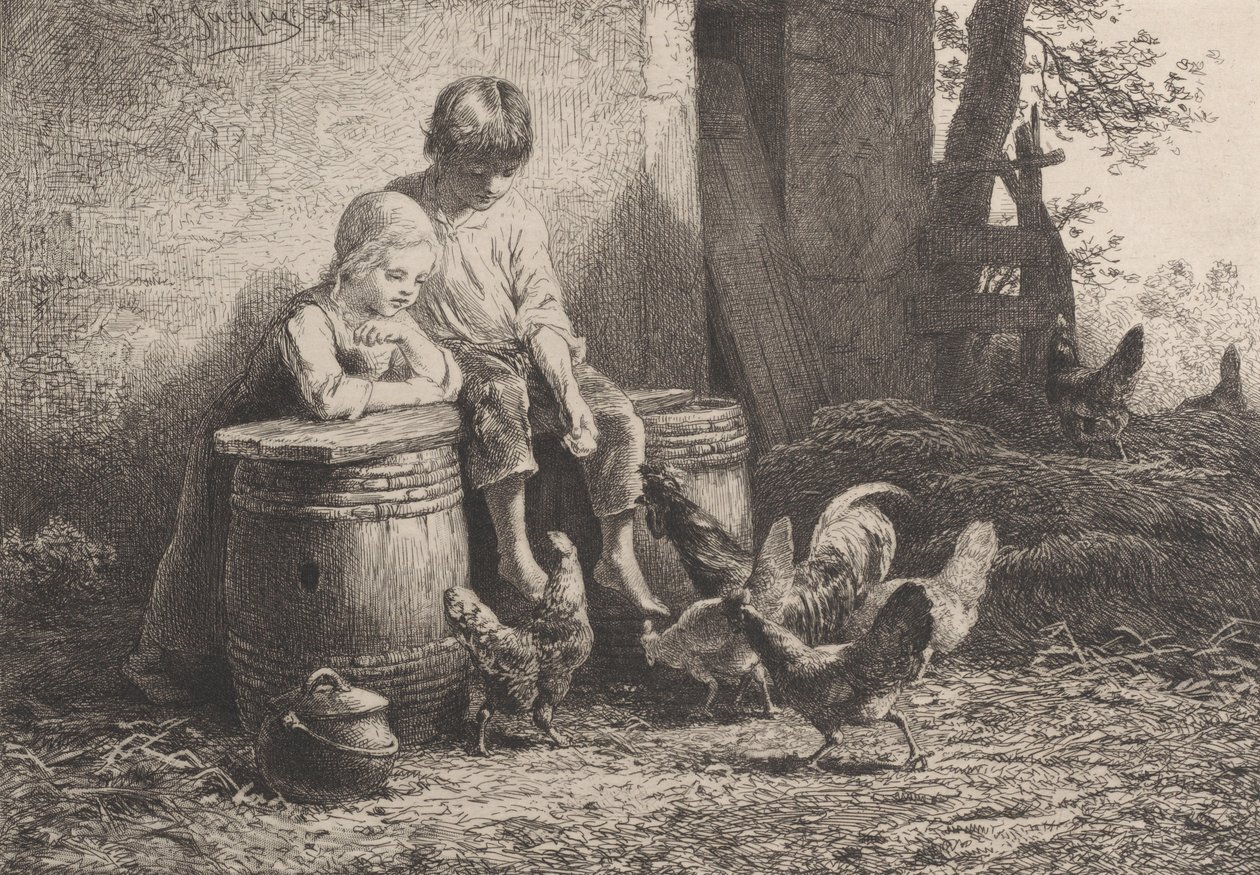 صغير ، صغير! ، 1864. بواسطة تشارلز إميل جاك