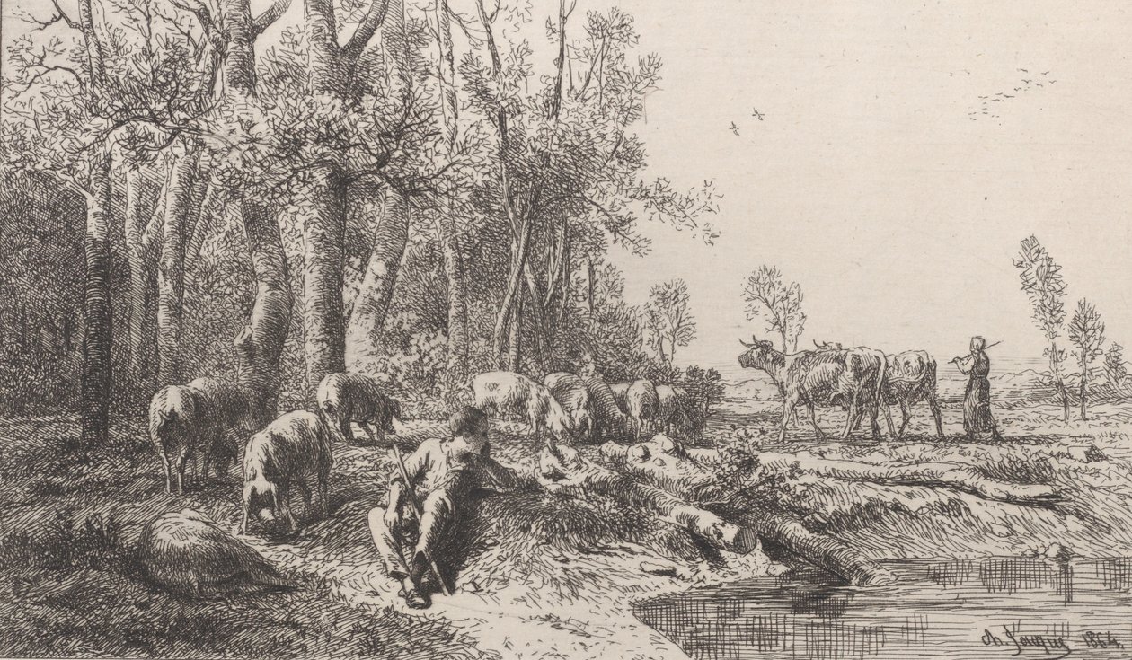 شتاء 1864. بواسطة تشارلز إميل جاك