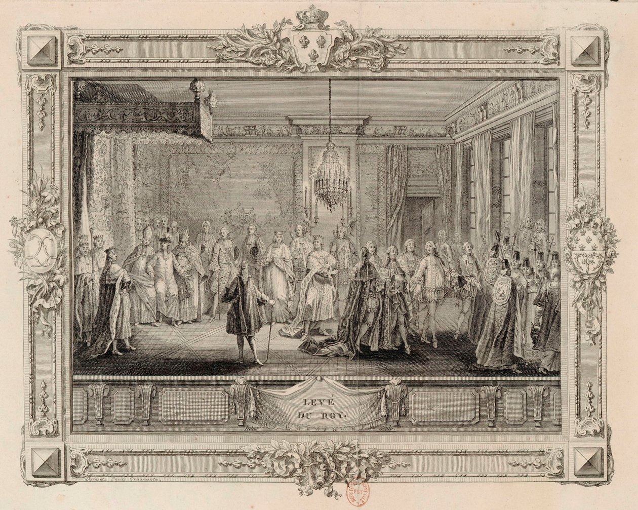 ليف دو روي سد الملك لويس السادس عشر ، 1774-1775. بواسطة تشارلز إيمانويل باتاس