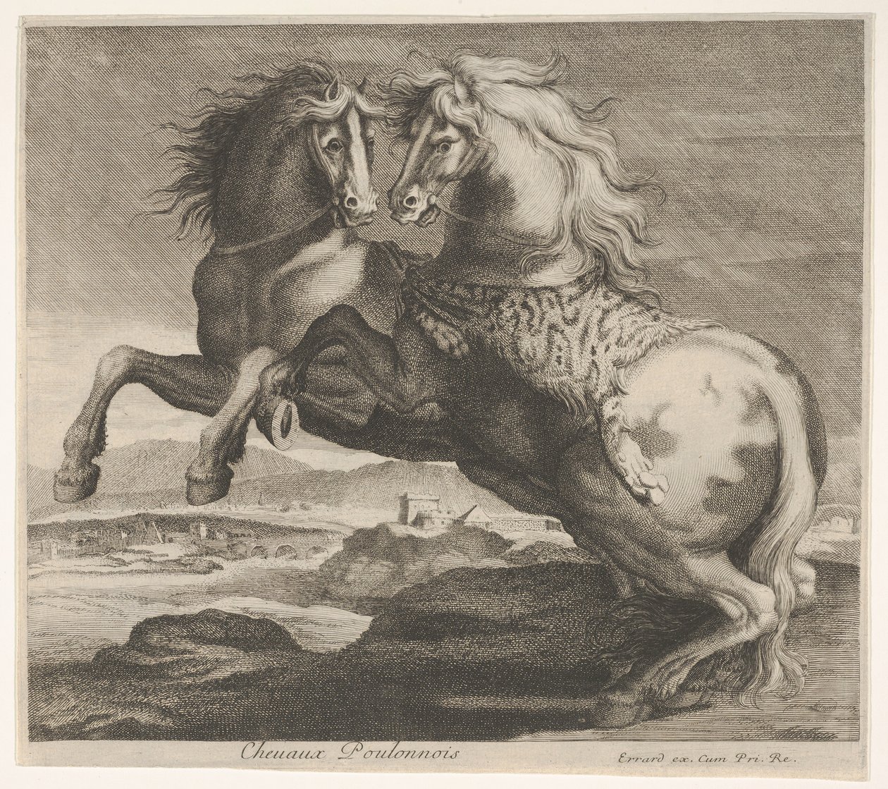 Chevaux Poulonnois. بواسطة تشارلز إرارد لو فلس