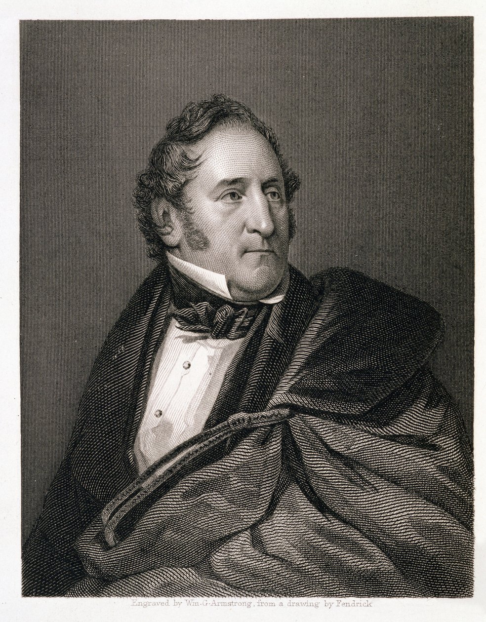 توماس هارت بنتون ، منقوش بقلم ويليام ج. أرمسترونج (1823-1890) بواسطة تشارلز فينديريك