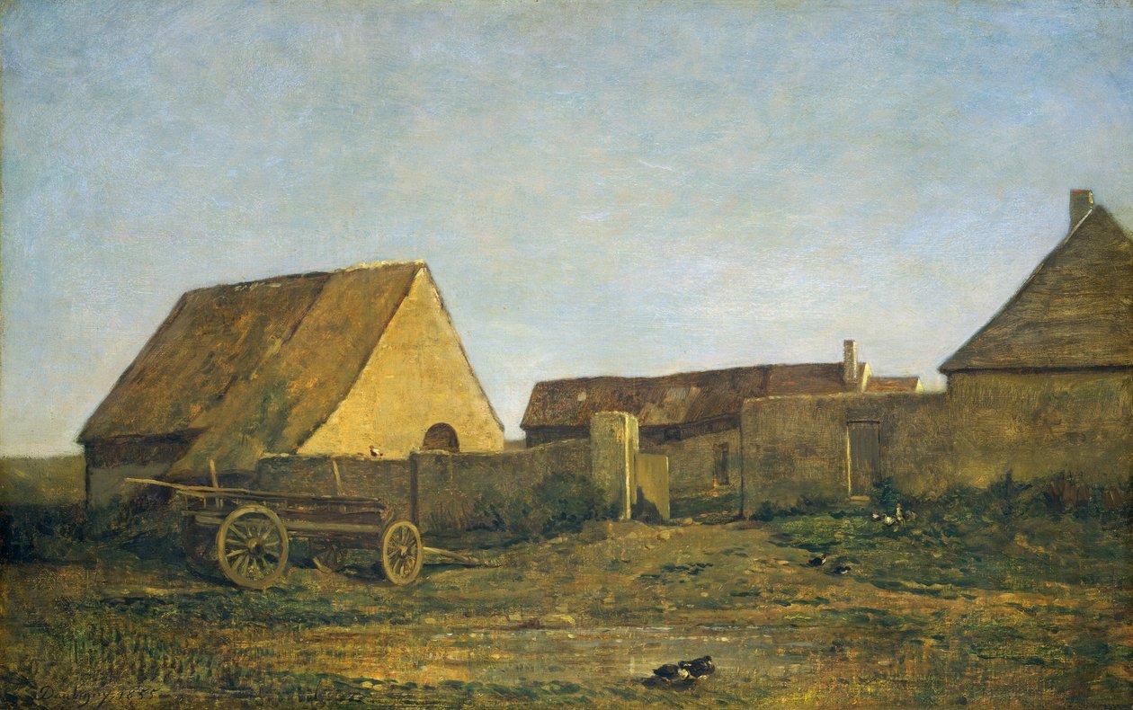 المزرعة 1855. بواسطة تشارلز فرانسوا داوبيني
