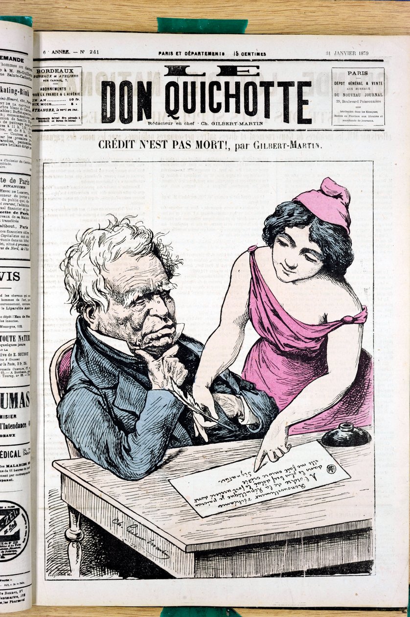Cover of “” Le Don Quixote””, number 241, Satirique en Couleurs بواسطة تشارلز جيلبرت مارتن