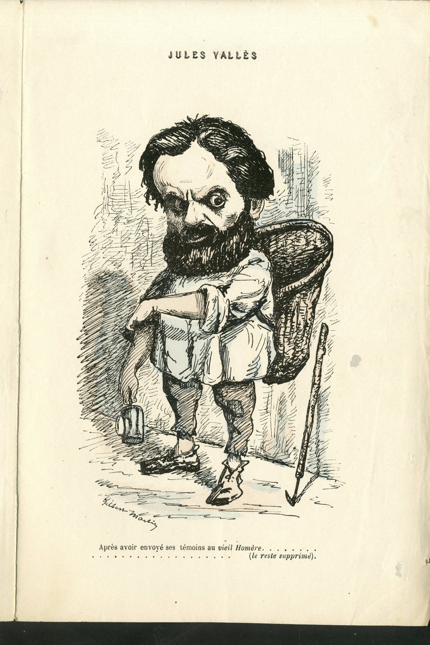 رسم توضيحي لتشارلز جيلبرت مارتن (1839-1905) في "" التجهم المعاصر "" بواسطة تشارلز جيلبرت مارتن