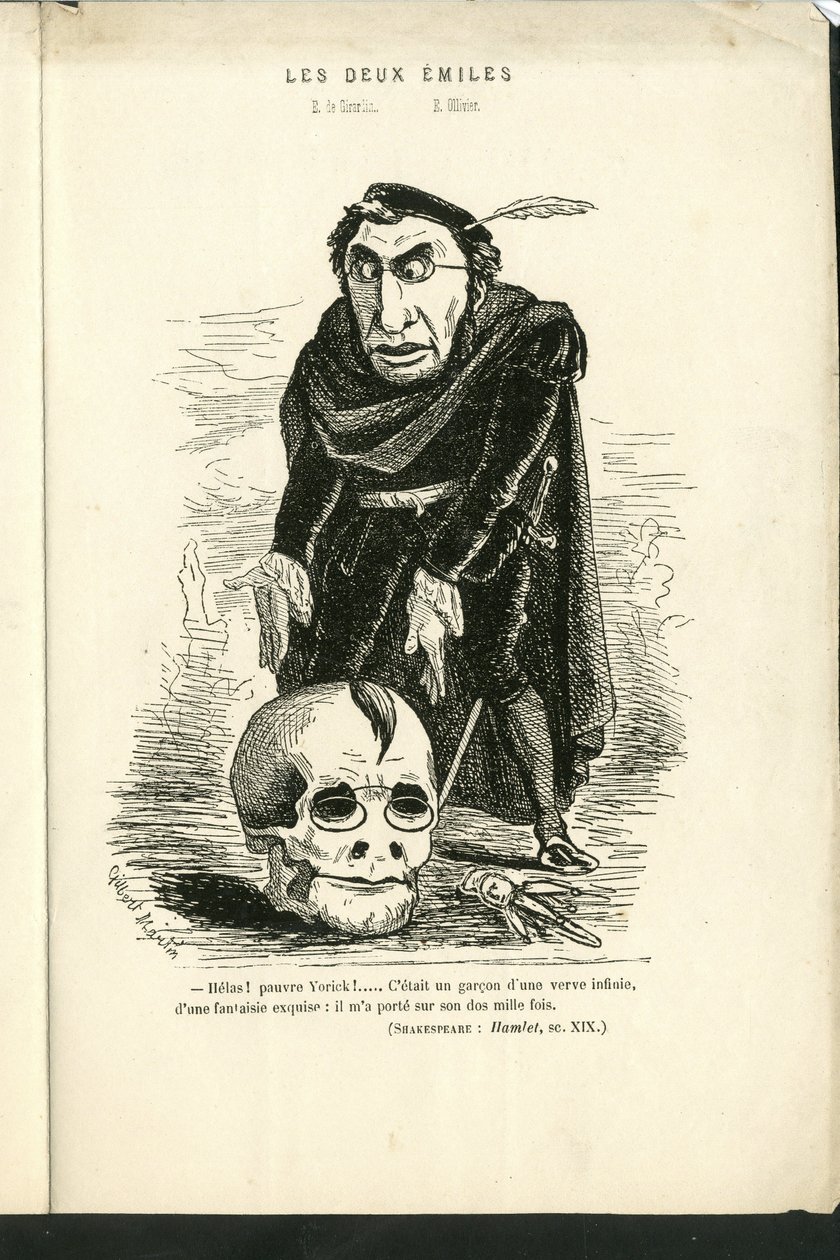Illustration by Charles Gilbert-Martin (1839-1905) in “” Contemporary Grimaces”” بواسطة تشارلز جيلبرت مارتن